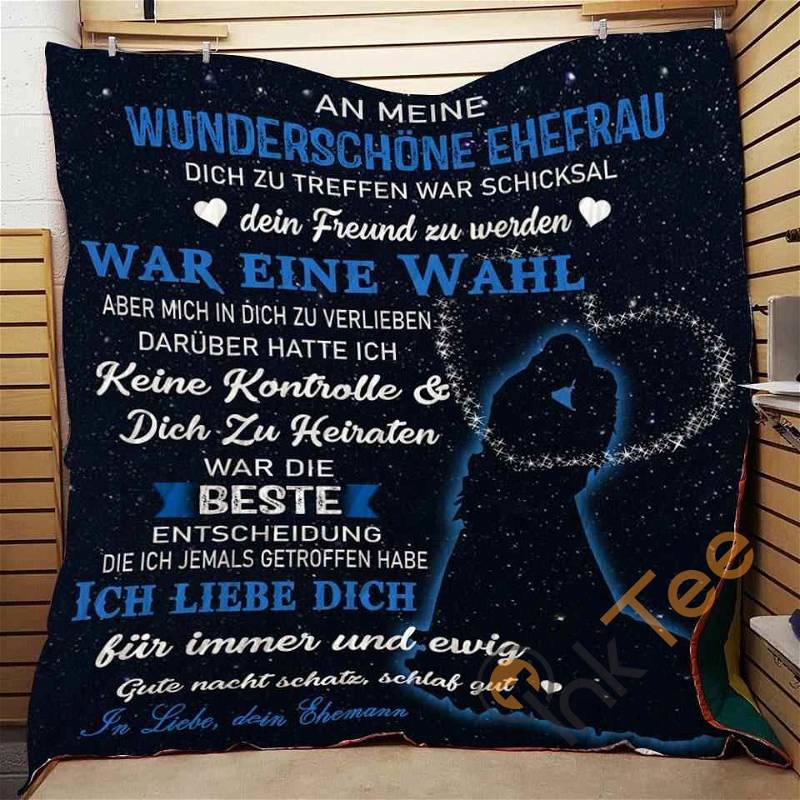 To My Gorgeous Girlfriend Germany Quilt Blanket Bedding Set