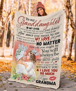 To My Granddaughter I Love You So Much Fleece Blanket Quilt Blanket Bedding Set For Granddaughter From Grandma