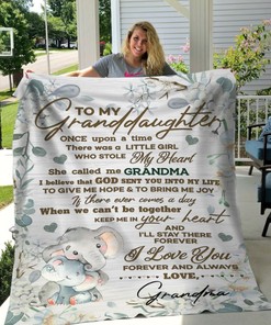 To My Granddaughter I Will Stay There Forever Fleece Blanket Quilt Blanket Bedding Set Christmas Birthday New Year Anniversary Love From