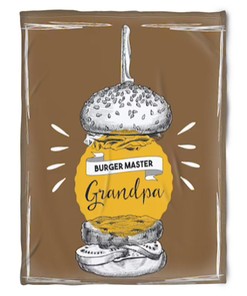 To My Grandpa Bugger Master Grandpa Fleece Blanket For Grandparents From Granddaughter For Grandson