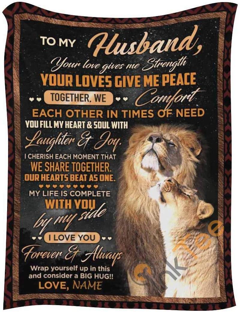 To My Husband Gift For Birthday Holiday Christmas Valentine's Day Sherpa Fleece Blanket