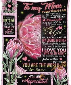 To My Mom Gift For Birthday Day Mother's Day Father's Day Sherpa Fleece Blanket