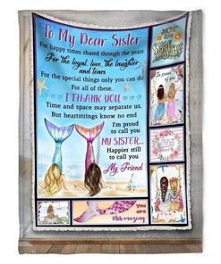 To My Sister Blanket For The Loyal Love The Laughter And Tear For Sister Family79
