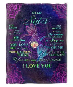 To My Sister Blanket You Are My Forever Friend I Love You For Sister Family75