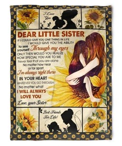 To My Sister Fleece Blanket Whatever You Go Through No Matter What I Will Always Love You For Bestie For Family For Friend