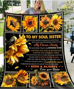 To My Sister No One Is As Real As You Pattern Fleece Blanket Quilt Blanket Bedding Set Christmas Birthday New Year Anniversary Love From