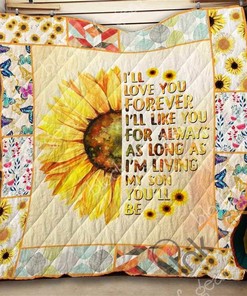 To My Son – Custom Quilt Blanket Bedding Set