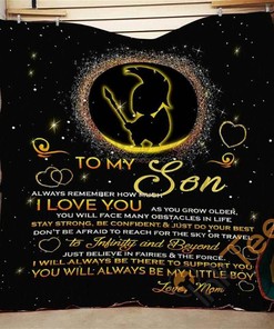To My Son I Love You 3 Quilt Blanket Bedding Set