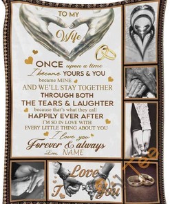 To My Wife Gift For Birthday Valentine's Day Sherpa Fleece Blanket