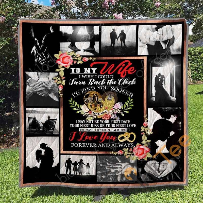 To My Wife Quilt Blanket Bedding Set