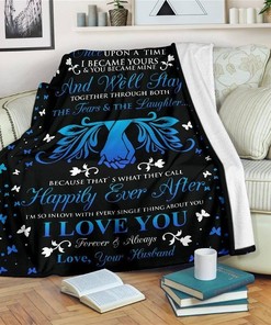 To My Wife We'll Stay Together Anniversary Sherpa Fleece Blanket Gifts for Family, for Couple