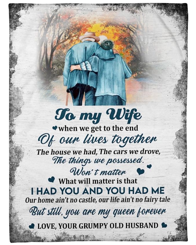 To My Wife You Are My Queen Forever Blanket For Wife From Husband Birthday74