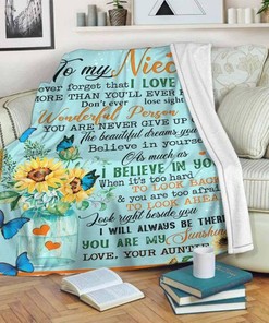 To Niece Never Forget That I Love You More Than You'll Ever Know Blanket Special Anniversary For Niece