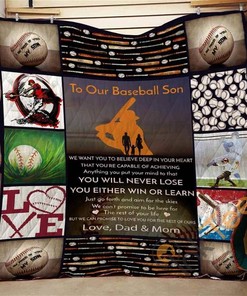 To Our Son Never Lose 2 Quilt Blanket Bedding Set