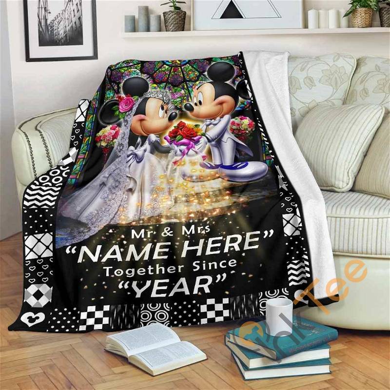 Together Since Sherpa Fleece Blanket Gifts for Family, for Couple