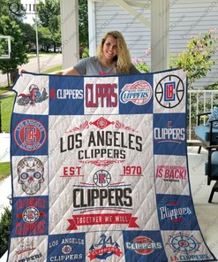 Together We Will Los Angeles Clippers Collection Quilt Blanket Bedding Set