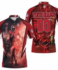 Tom Brady 12 Tampa Bay Buccaneers Flag Nfc South Champions Super Bowl 2021 Personalized 3D All Over Print Polo Shirt