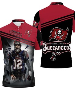 Tom Brady Tampa Bay Buccaneers Super Bowl 2021 Nfc South Division Champions 3D All Over Print Polo Shirt