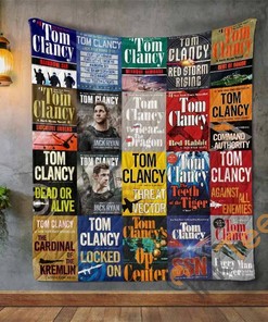 Tom Clancy Book-Themed Quilt Blanket And Bedding Set
