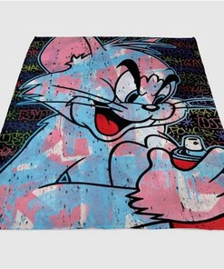 Tom Sherpa Fleece Blanket Gifts for Family, for Couple