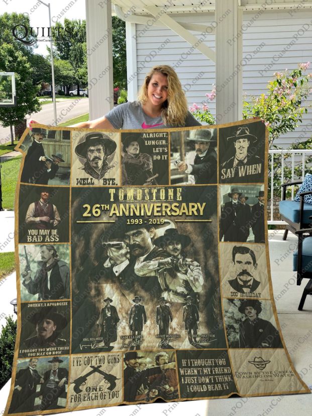 Tombstone 26th Anniversary Quilt Blanket Bedding Set