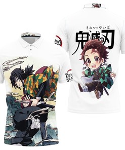 Tomioka Giyu Kimetsu No Yaiba 3D All Over Print Polo Shirt