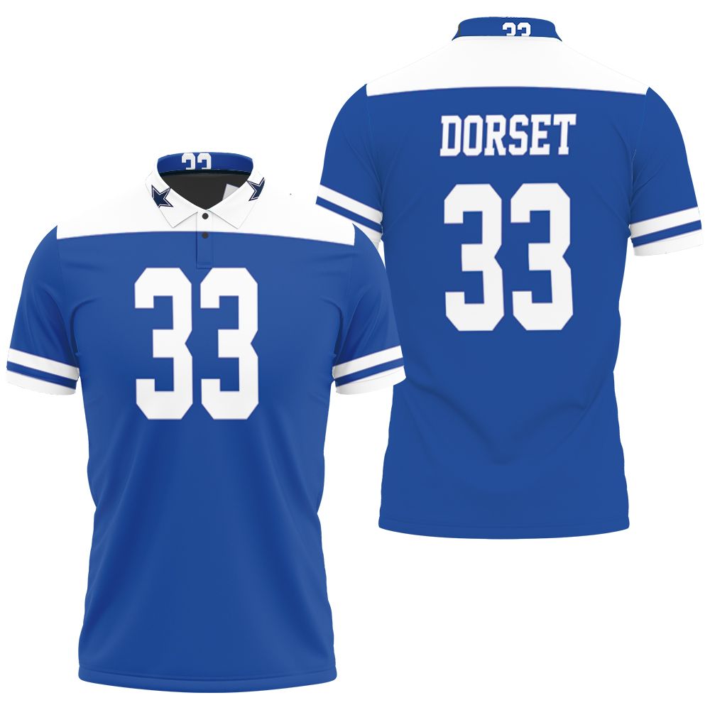 Tony Dorsett #33 Dallas Cowboys Nfl American Football Dak Royal Rivalry Throwback 3d Designed Allover Gift For Cowboys Fans Polo Shirt