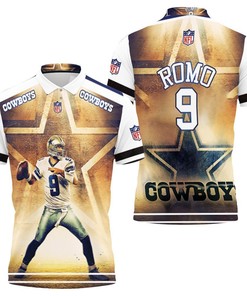 Tony Romo 9 Dallas Cowboys 3d Polo Shirt Jersey All Over Print Shirt 3d T-shirt