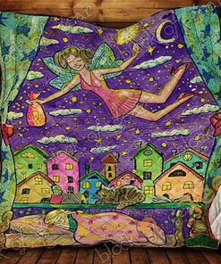 Tooth Fairy Quilt Blanket Bedding Set