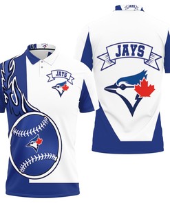 Toronto Blue Jays 3d 3D All Over Print Polo Shirt