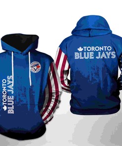 Toronto Blue Jays MLB Team US 3D Hoodie Zipper Hoodie