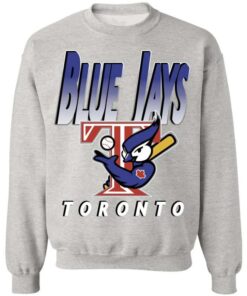 Toronto Blue Jays Muscle Bird Vintage Mlb Crewneck Sweatshirt
