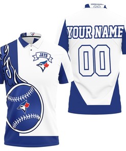 Toronto Blue Jays Personalized 3D All Over Print Polo Shirt