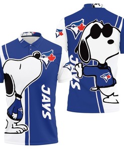 Toronto Blue Jays Snoopy Lover 3d Printed Polo Shirt All Over Print Shirt 3d T-shirt