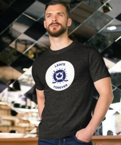 Toronto Hockey Fans Novelty Leafs Forever Vintage Style T-Shirt
