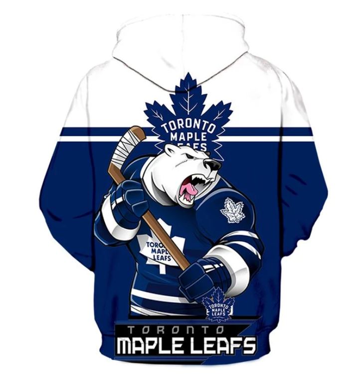 Toronto Maple Leafs Hoodie 3D Ultra-Cool Long Sleeve Gift for Fans - Image 3