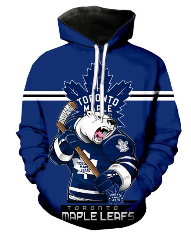 Toronto Maple Leafs Hoodie 3D Ultra-Cool Long Sleeve Gift for Fans - Image 4