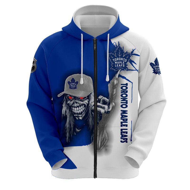 Toronto Maple Leafs Hoodie Ultra Death Graphic Gift for Halloween - Image 2