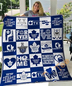 Toronto Maple Leafs V1 Quilt Blanket Bedding Set