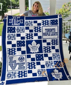 Toronto Maple Leafs V2 Quilt Blanket Bedding Set