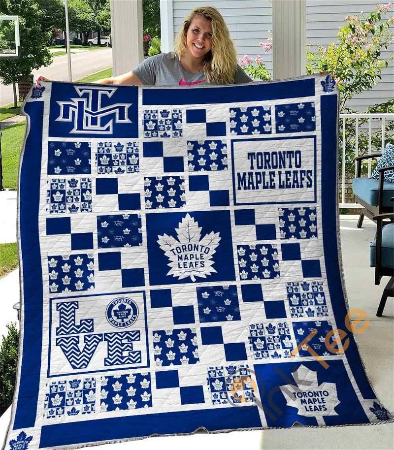 Toronto Maple Leafs V2 Quilt Blanket Bedding Set