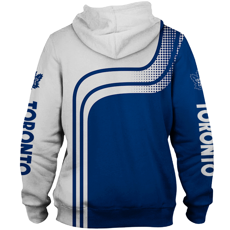 Toronto Maple Leafs Zipper Hoodie Zip Hoodie Pullover Gift for Fans - Image 3