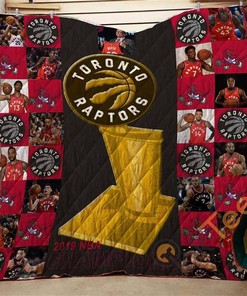 Toronto Raptors 2019 Nba Champions 1 Quilt Blanket Bedding Set