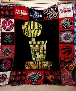 Toronto Raptors 2019 Nba Champions 3 Quilt Blanket Bedding Set