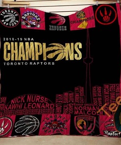 Toronto Raptors 2019 Nba Champions Quilt Blanket Bedding Set