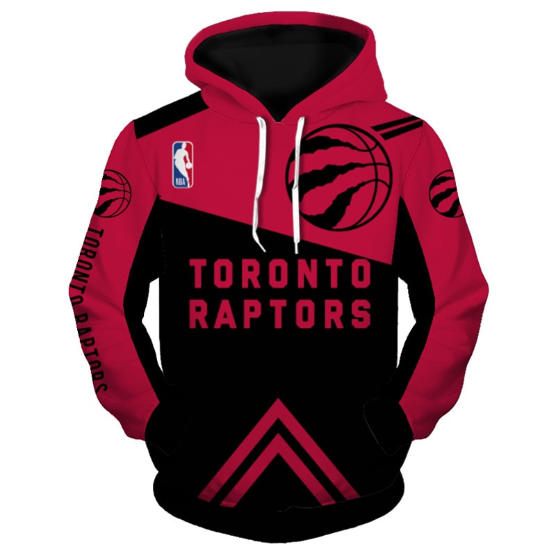 Toronto Raptors Zip Hoodie 3D Zip Hoodie for Fans - Image 3