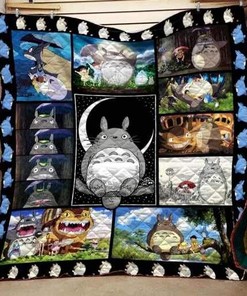 Totoro Amine Studio Ghibli Quilt Blanket Bedding Set