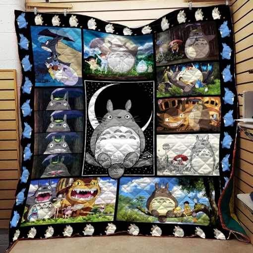 Totoro Amine Studio Ghibli Quilt Blanket Bedding Set