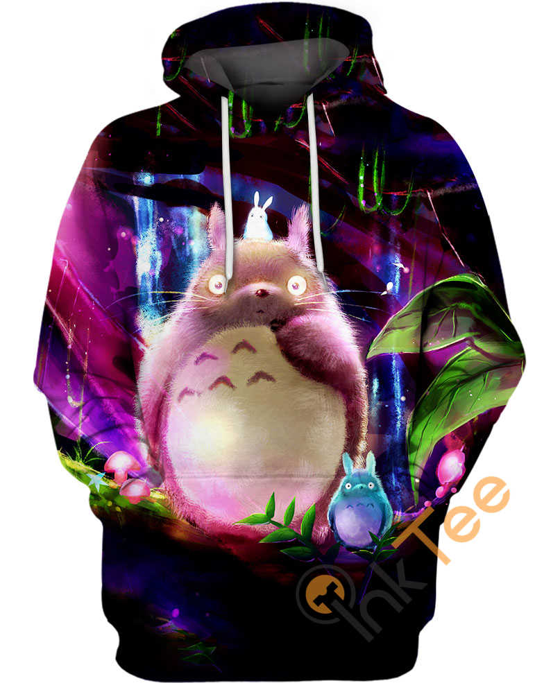 Totoro And Cute Friends Hoodie 3D
