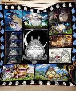 Totoro For Fans Amine Quilt Blanket Bedding Set